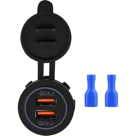 Chargeur De Voiture Double Qc3 0 Double Alimentation De Prise De