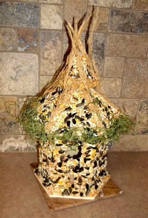 Edible Birdhouse Hand Seeded And Decorated One Of By Freddiesells