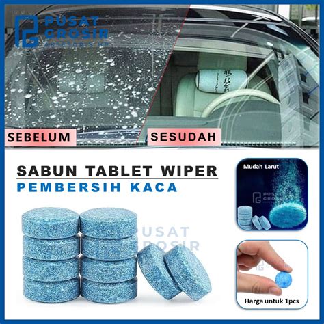 Jual Wiper Pembersih Kaca Sabun Tablet Membersihkan Kaca Mobil