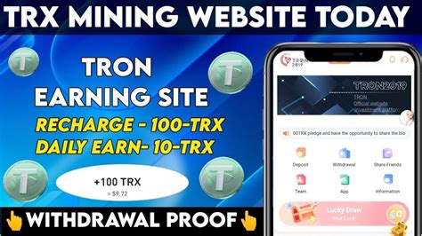 Best Trx Mining Website Tron Mining Sites Tron Cloud Mining New