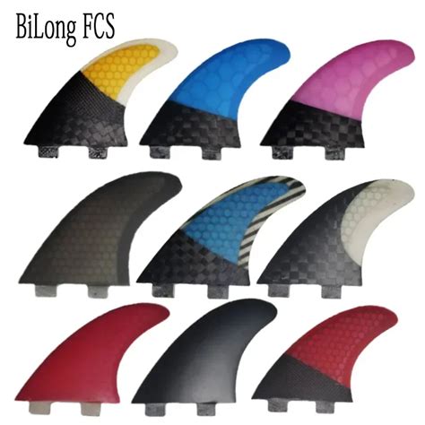 Tri Fin Carbon Fiber Fins Para Prancha De Surf Fin Acess Rios V Rios