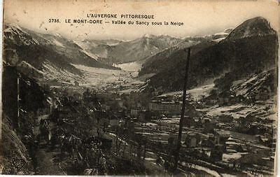 CPA L AUVERGNE PITT LE MONT DORE Vallée du SANCY sous la Neige