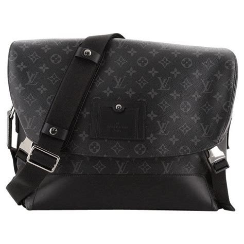 Louis Vuitton Voyager Messenger Bag Monogram Eclipse Canvas Mm At 1stdibs