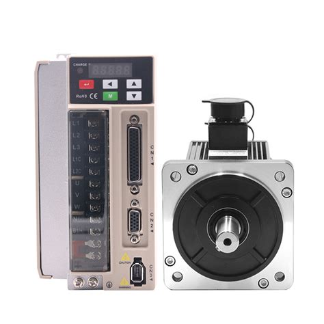 130mm Motor Flange Ac Servo Motor 220v 2 6kw 10nm 2500rpm Servo Motor And Driver For Milling