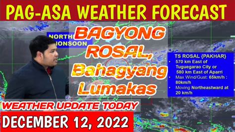 Weather Update Today Bagyong Rosal Bahagyang Lumakas Pag Asa