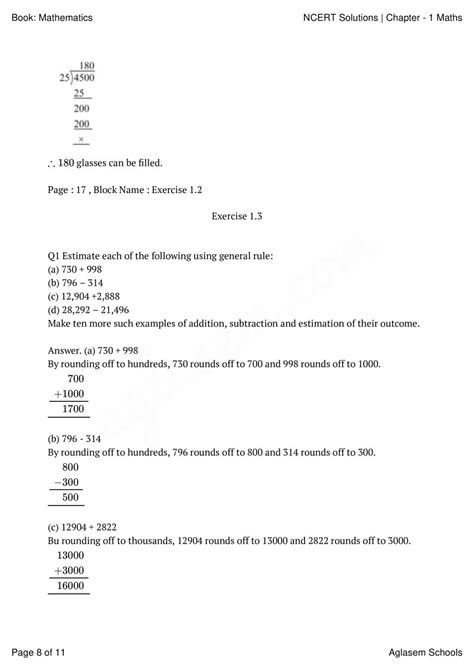 Ncert Solutions Class 6 Maths Chapter 1 Knowing Our Numbers