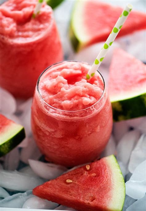 Watermelon Slushie Recipes Refreshing Watermelon Slush