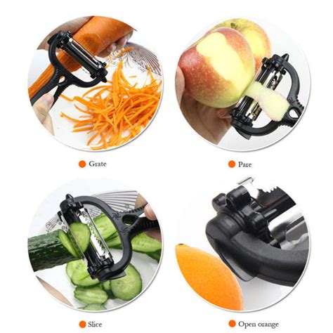 Multifunctional Degree Rotary Vegetable Peeler