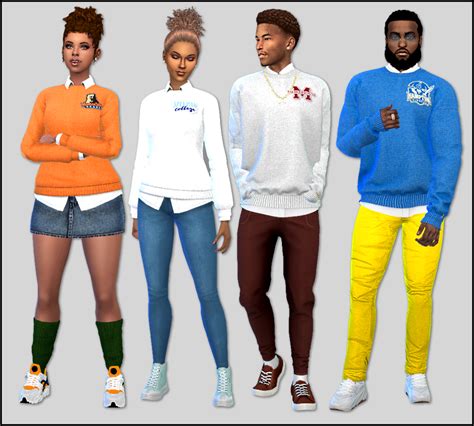 sims 4 cc // custom content clothing // #sims4cc #sims4customcontent # ...