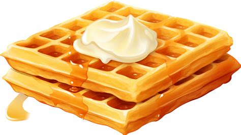 Waffle With Png