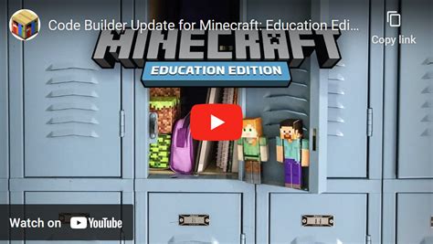 Code Builder in Minecraft Education – Minecraft Education