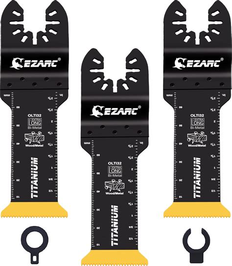 Ezarc Pcs Oscillating Tool Blades Carbide Multitool Saw Blades For