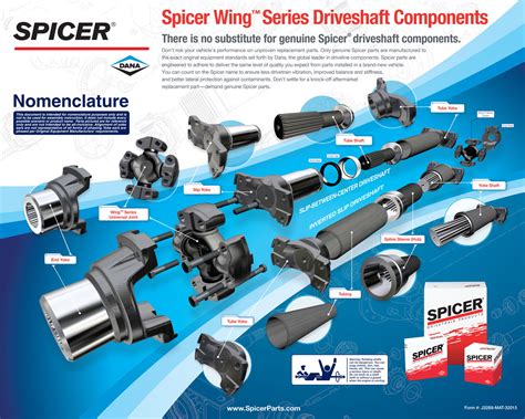 Off Highway Spicer® Driveshaft Assemblies Driveshaft Spicer Parts