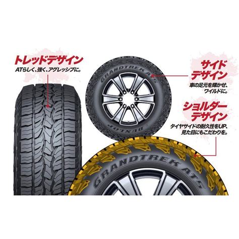 ダンロップ グラントレック At5 22570r16 103t Dunlop Grandtrek At5 オールラウンドタイプ Suv