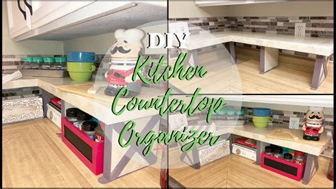 Diy Kitchen Countertop Organizer Youtube