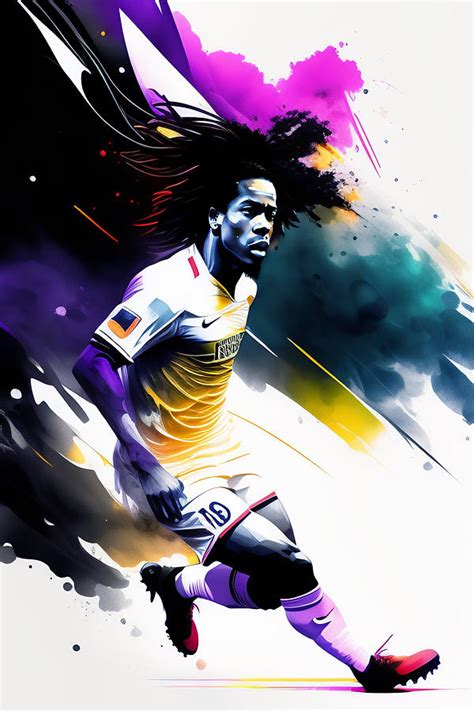 Ronaldinho The Soccer Player Digital Art By La Moon Art Pixels