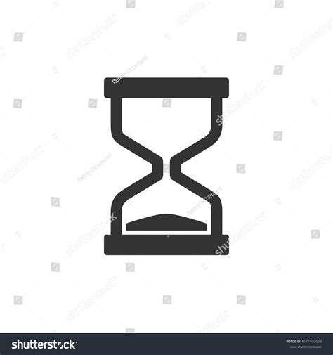 Hourglass Flat Design Line Vector เวกเตอร์สต็อก ปลอดค่าลิขสิทธิ์ 1677493603 Shutterstock