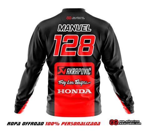 Camiseta Enduro Motocross ADHESIVOSEMBARRADOS