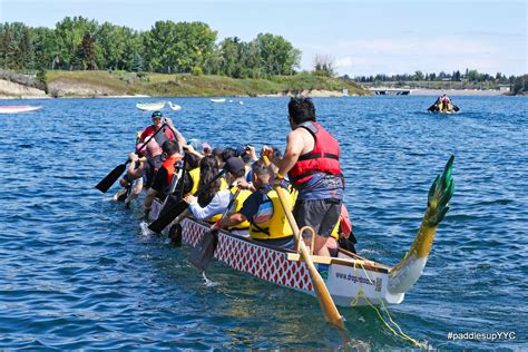 Boats Away From Dock Calgary Dragon Boat Society