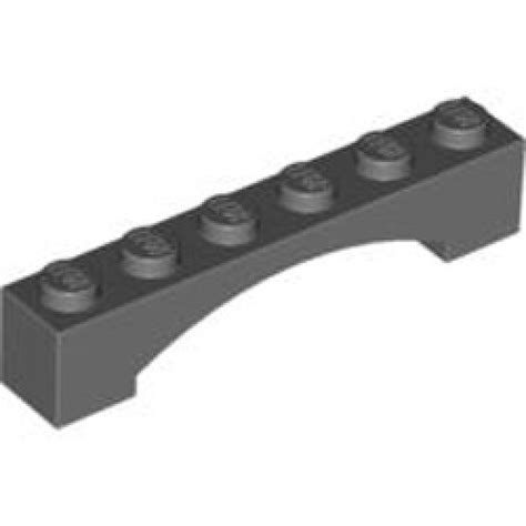 Lego Part Brick X With Inside Bow Dark Stone Grey