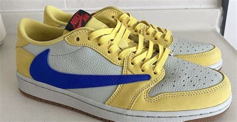 Travis Scott X Air Jordan 1 Low OG Canary Coming This Summer