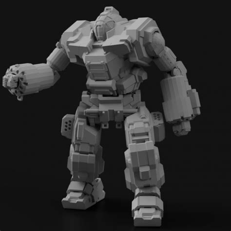 3D Printable CRD-3K Crusader for Battletech (Old Style) by Matt Mason