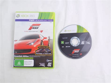 Mint Disc Xbox 360 Forza 4 Essentials No Manual Free Postage Starboard Games