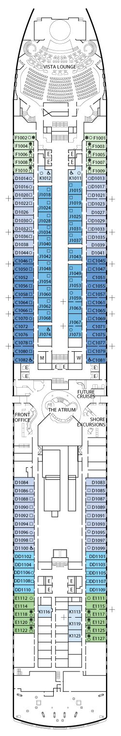 Oosterdam - Holland America Line - Deck Plans - Cruiseline.com