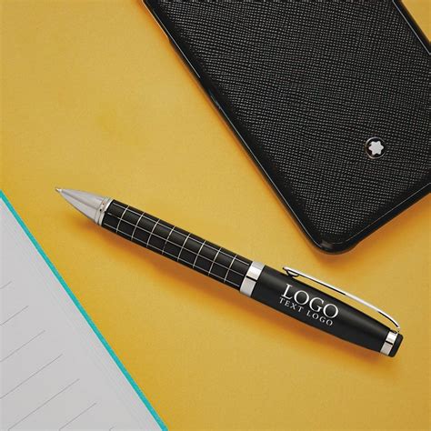 Promotional Onyx Grid Metal Pens Custom Metal Pen