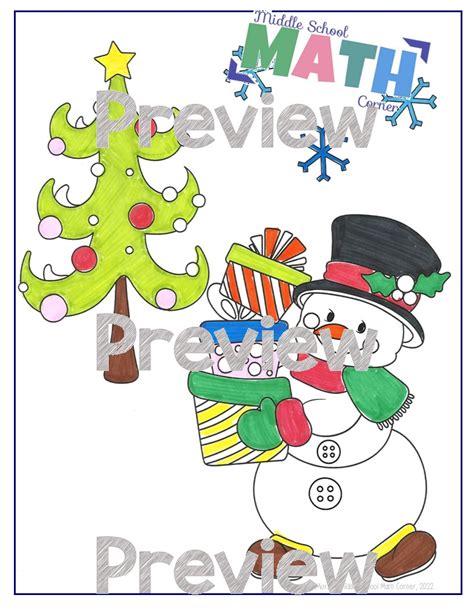 Christmas And Winter Factoring Polynomials Polynomial Expressions A 1 Coloring Activity Made