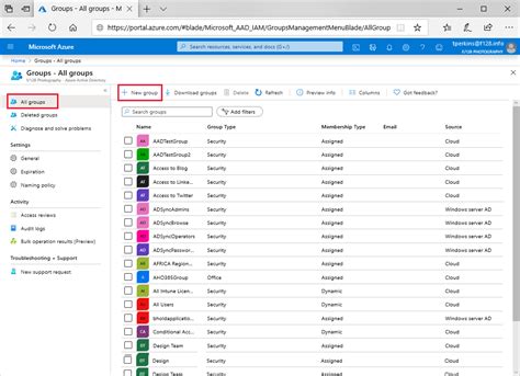 Create A Security Group In Azure Active Directory