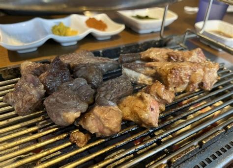 [잠실새내 맛집 저녁메뉴추천] 램플러스 신천점 양갈비 스테이크 양꼬치 리뷰 네이버 블로그