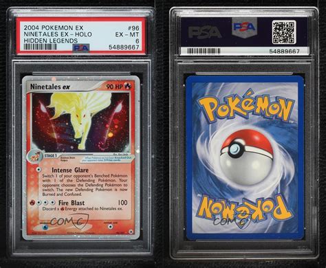 2004 Pokémon EX Hidden Legends Ninetales EX Holo 96 PSA 6 2f4 eBay