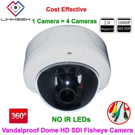 Lihmsek High Definition HD SDI 360 Degree Fisheye Panoramic CCTV