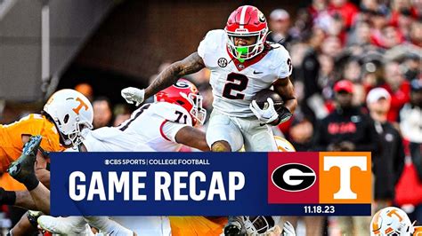 No 1 Georgia Dominates No 18 Tennessee Extends Win Streak To 28 I