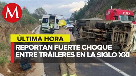 Choque De Veh Culos En La Autopista Siglo Xxi Deja Dos Lesionados De