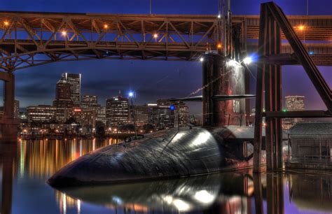 Uss Blueback Ss 581 A Decommissioned Barbel Class Submarine On