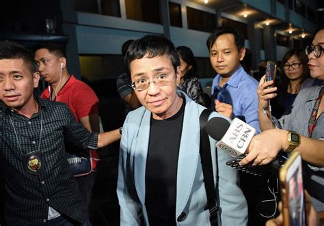 Journalist Maria Ressa A Duterte Critic Is Arrested In The