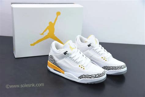 Air Jordan 3 Retro Whitelaser Orange Cement Grey Ck9246 108 Solesnk