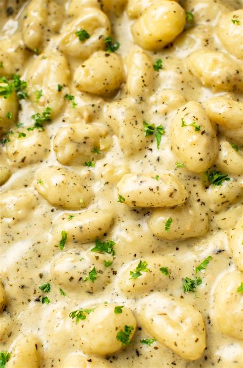 Creamy Pesto Gnocchi • Salt And Lavender