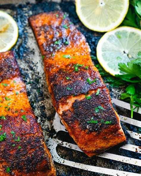 Oven Baked Blackened Salmon