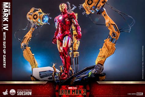 PRE ORDER Hot Toys Scale IRON MAN MARK IV WITH GANTRY DELUXE SET