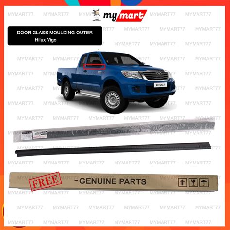 Toyota Hilux Vigo Outer Door Glass Moulding Single Cab Lining Rubber