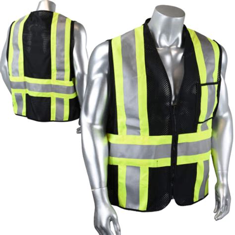 Radians Usa Csv Hi Vis Black Safety Vest Xl Critical Tool