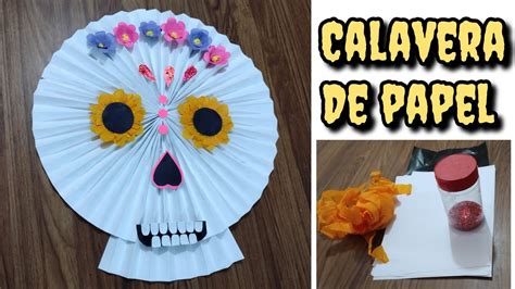 Roseta Para D A De Muertos De Calavera Paso A Paso Decoraci N Con