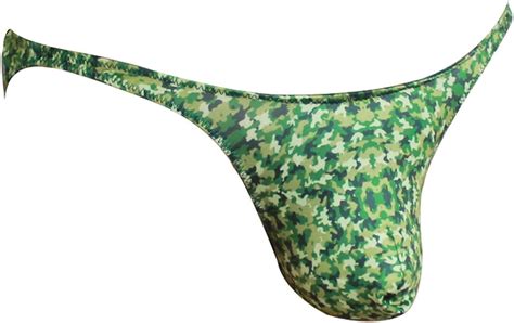 Muscle Alive Mens Underwear Sexy Briefs Thong Bikini Swim Suits Green