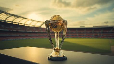 Premium AI Image Cricket World Cup Trophy Generative Ai