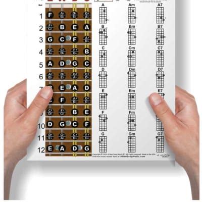 MelBay William Bay 1998 Mandolin Chord Chart Reverb