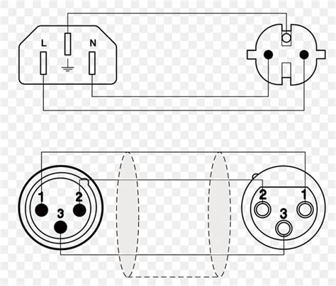 Microphone XLR Connector Wiring Diagram Electrical Cable Schuko, PNG ...