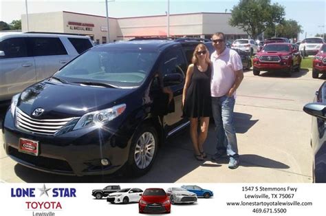 Lone Star Toyota of Lewisville Customer Review Awesome to work with! Id come back anytime! Anne ...